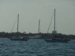 'Promises Kept' and 'Kankita' next to us on the way to Sandy Cay and Lynyard Cay