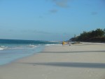 On the beach at Great Guana Cay