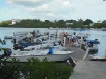 Dingy dock mayhem in Georgetown as all the people on sailboats come into town