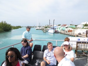 We take the ferry to Harbour Island from Spanish Wells for the day