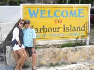 Arriving in Dunmore Town on Harbour Island