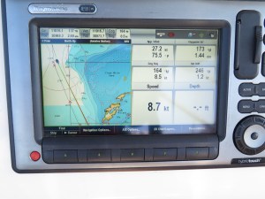 Wind picks up and we are flying at over 8 knots