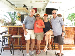 Lunch at the Buddha Snack Shack in Spanish Wells after we arrive