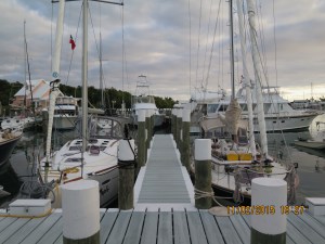 Silver Maple docked next to Miss Ellie