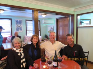 Friday night at Sip Sip in Hope Town with Louise and Guy (Miss Ellie), missing Debra and John (Mandalay) who are still stuck in Florida