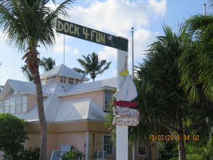 We are on Dock 4 -- the fun dock!