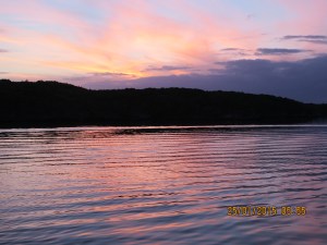 Sunset in Hatchet Bay