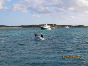 Sharon and Pete (Emerald Lady) come over for a visit before we head out