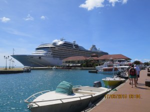Marina docked in Raiatea