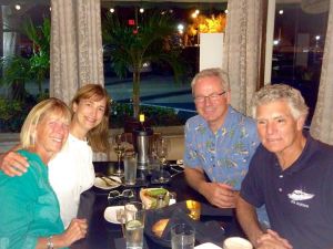 Dinner with Debra and John (Mandalay) in Stewart, Florida.