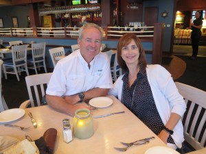 Dinner at Sandpiper's Cove the night before departure.