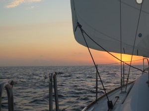 Calmer weather for second attempt.