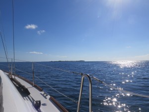 Heading to the Whale Cay passage.