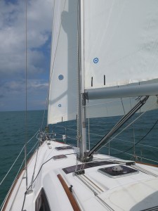 Nice to be sailing.