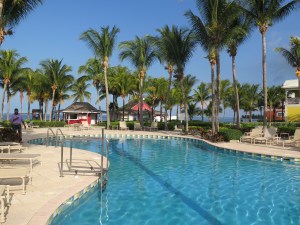 The beautiful Old Bahama Bay Resort at West End.