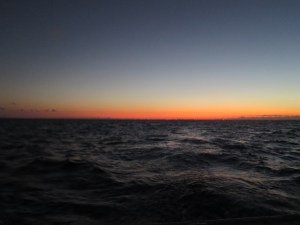 Early morning start as we make the crossing from Florida to the Bahamas.